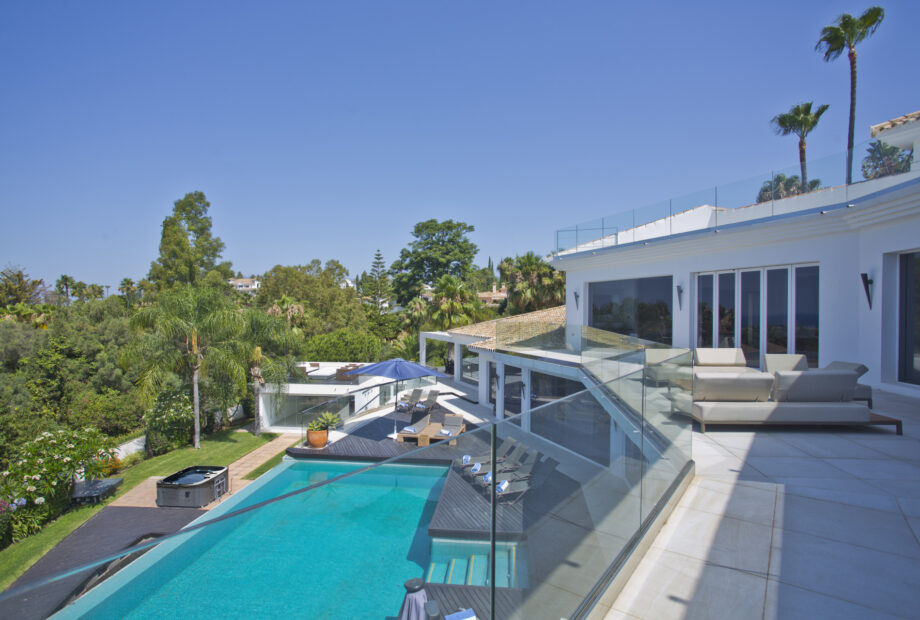 SPECTACULAR 7-BEDROOM MODERN MANSION WITH PANORAMIC SEA VIEWS, HACIENDA LAS CHAPAS, MARBELLA