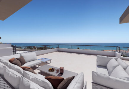 Contemporary apartments with amazing seaviews in Casares Beach.
